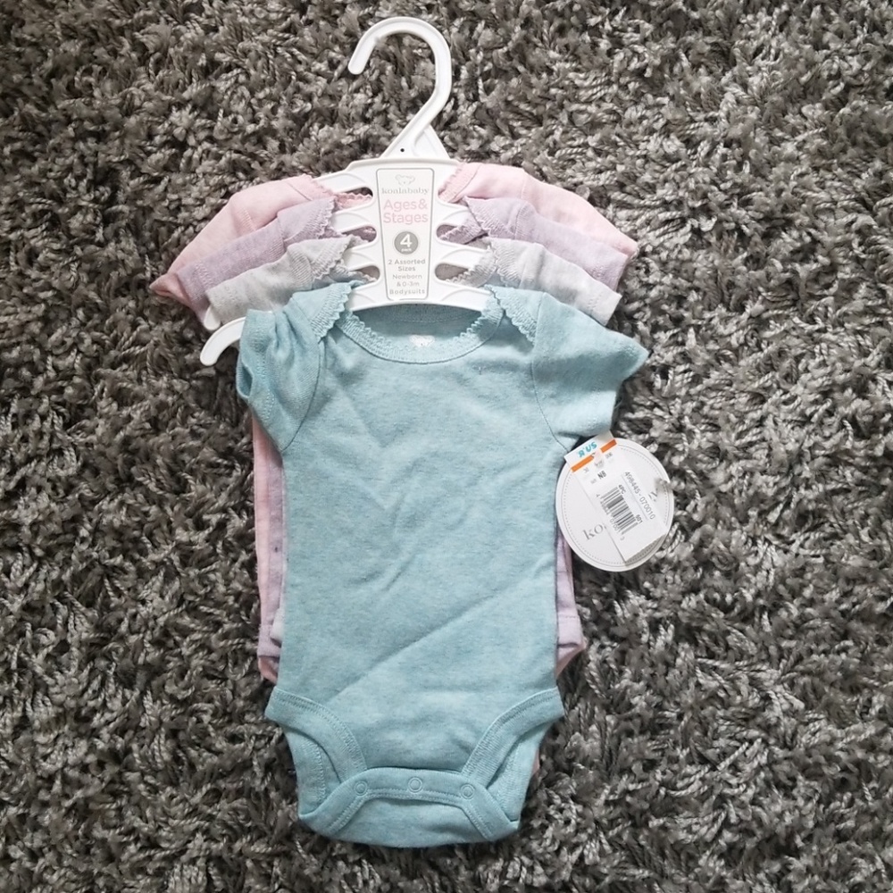 🚨Final price 🚨 Set of 4 Koala Baby Girl Onesies